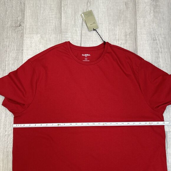 NWT Goodfellow & Co Men’s Short Sleeve Crew Neck  Size 2XL Red - Picture 14 of 16
